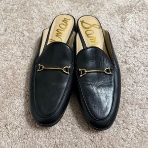 Sam Edelman Black Leather Loafers